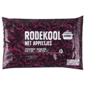 AH rode kool met appel