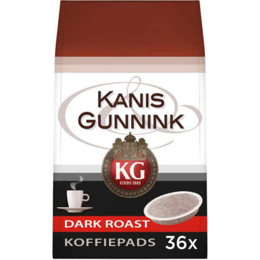 Kanis&Gunnink dark roast koffiepads 36st.