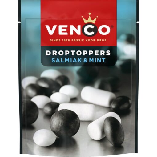 Venco droptoppers salmiac mint