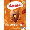 Heerlijke traktatie voor het Sinterklaasfeest een hart van chocolade met karamel zeezout