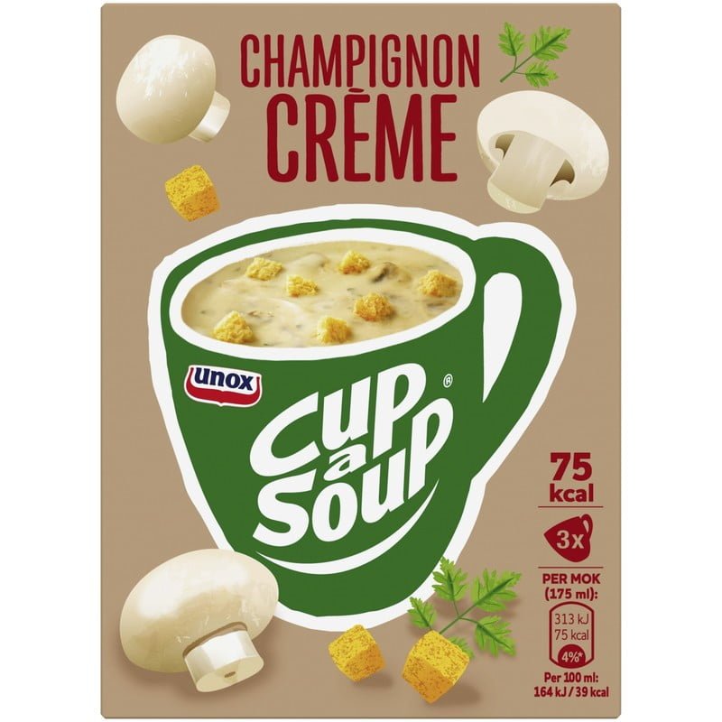 Cup a soup mushroom cream