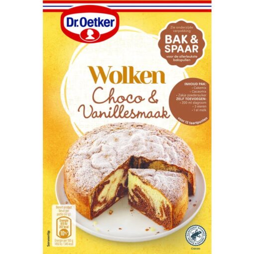 Dr Oetker wolken vanille choco