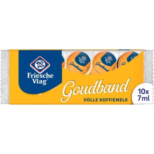 Friesche Vlag goudband cups
