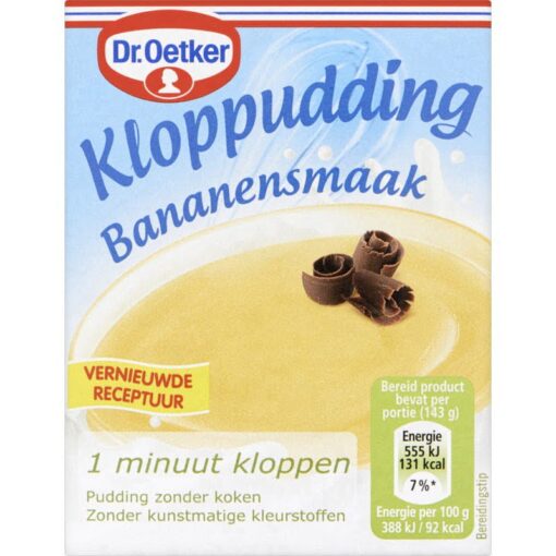 Oetker pudding banana