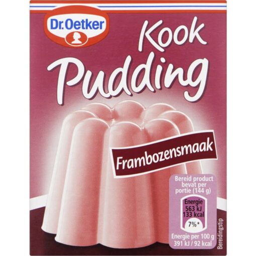 Oetker kookpudding framboos