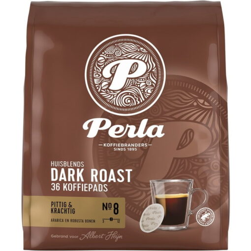 Perla dark roast coffeepods