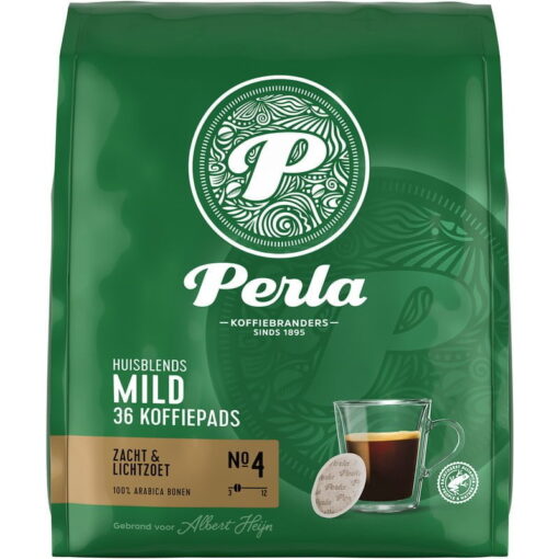 Perla mild roast koffiepads