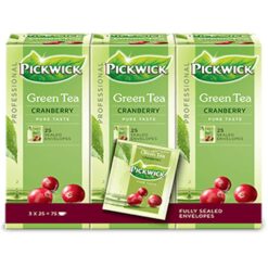 Pickwick green tea cranberry 3x25