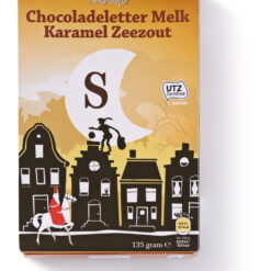 Bonbiance chocolade letter karamel zeezout