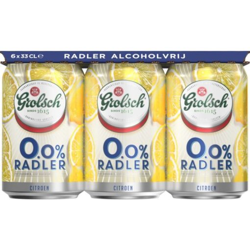 Grolsch radler citroen 0.0