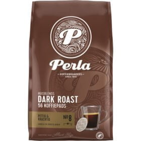 Perla dark roast koffiepads 56st.