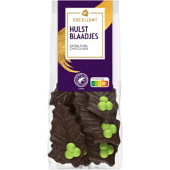 AH Excellent Holly leaves extra dark chocolate