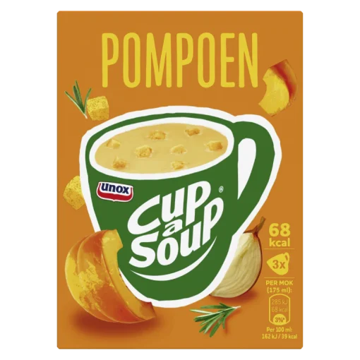 Cup a soup pompoen