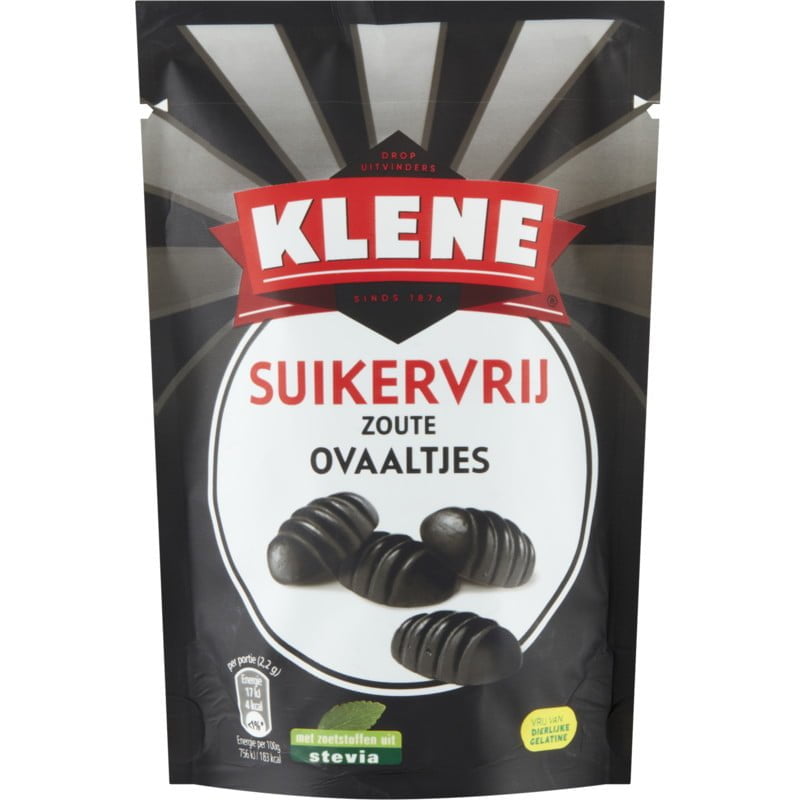 Klene suikervrij zoute ovaaltjes
