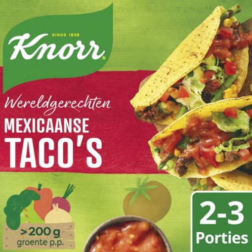 Knorr world dish Mexican tacos