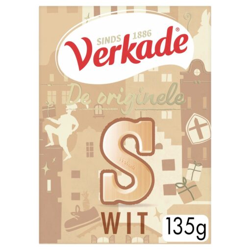 Verkade chocolade letter witte chocolade