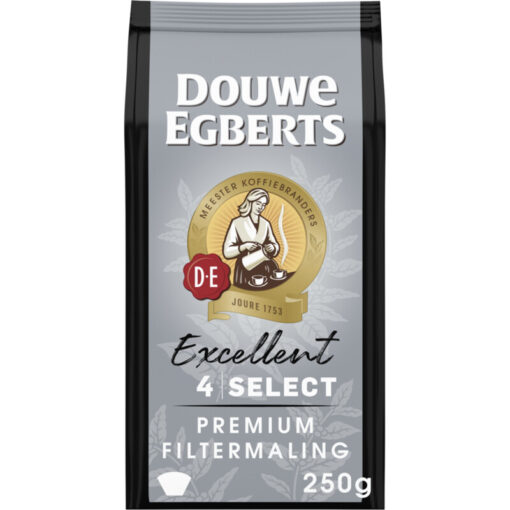 Douwe Egberts excellent select filter grinding